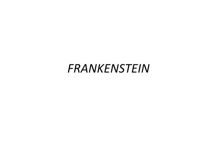 frankenstein