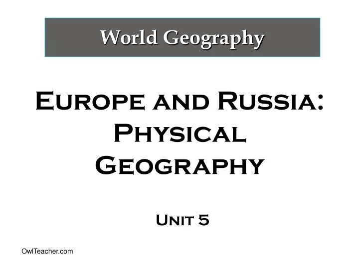 europe and russia physical geography