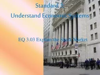 standard 3 understand economic systems