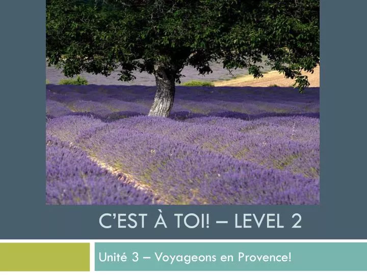 c est toi level 2