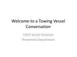 Welcome to a Towing Vessel Conversation