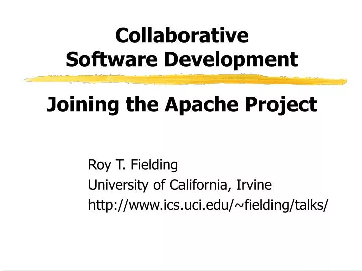 collaborative software development