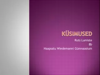 k simused