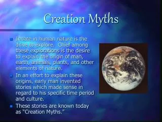 Creation Myths