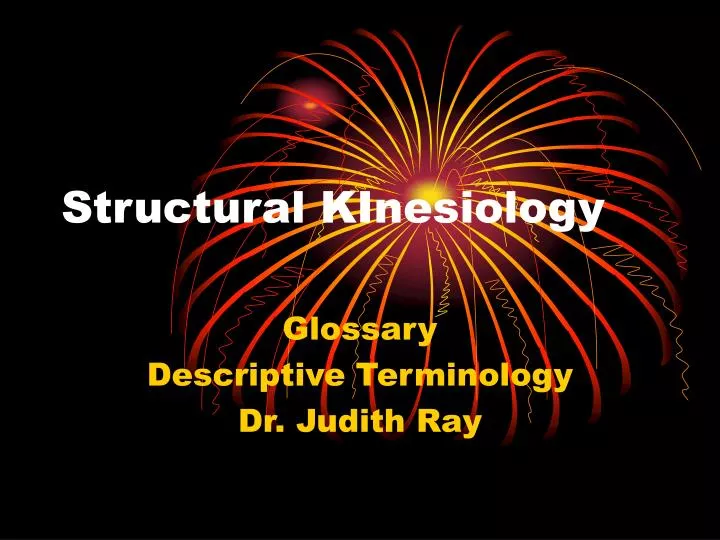 structural kinesiology