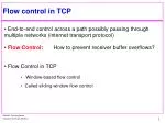 Flow control in TCP - slide 1