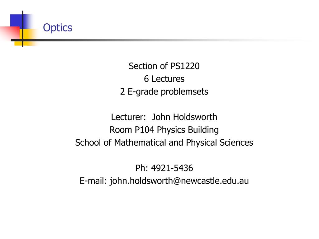 PPT - Optics PowerPoint Presentation, free download - ID:3115227