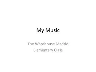 my music