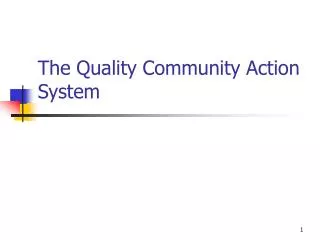 The Quality Community Action System