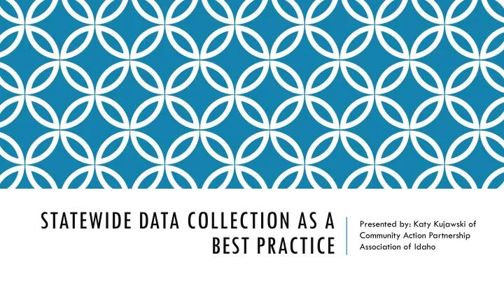 statewide data collection as a best practice