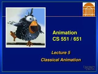 Animation CS 551 / 651