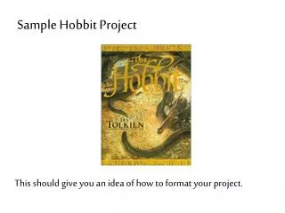 Sample Hobbit Project