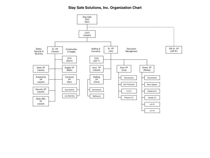 stay safe solutions inc organization chart