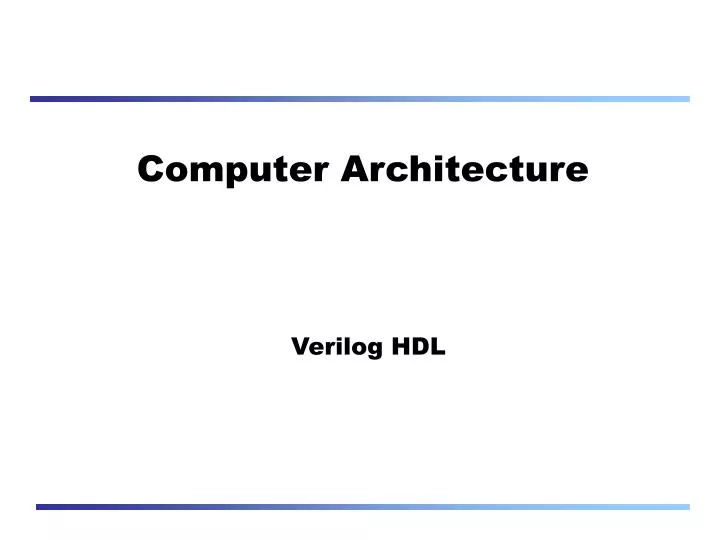 computer architecture