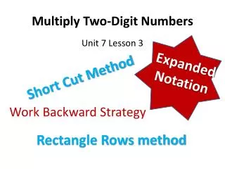 Multiply Two-Digit Numbers