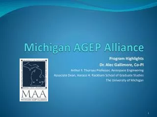 Michigan AGEP Alliance