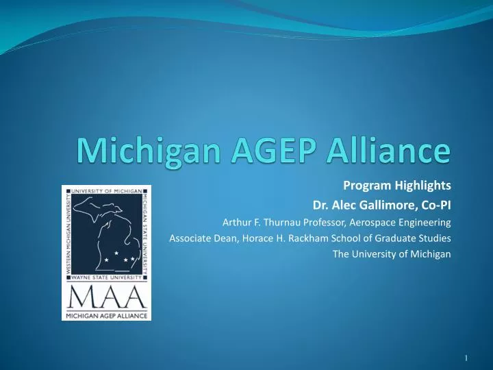 michigan agep alliance