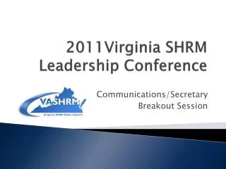 2011Virginia SHRM Leadership Conference