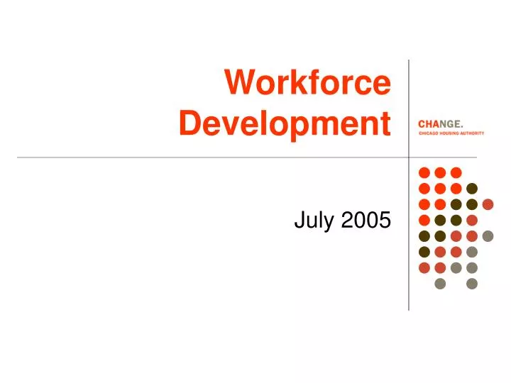 workforce development