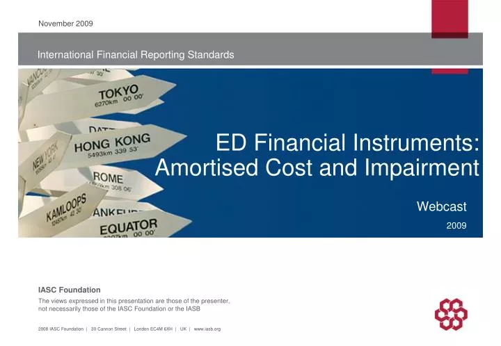 ed financial instruments amortised cost and impairment