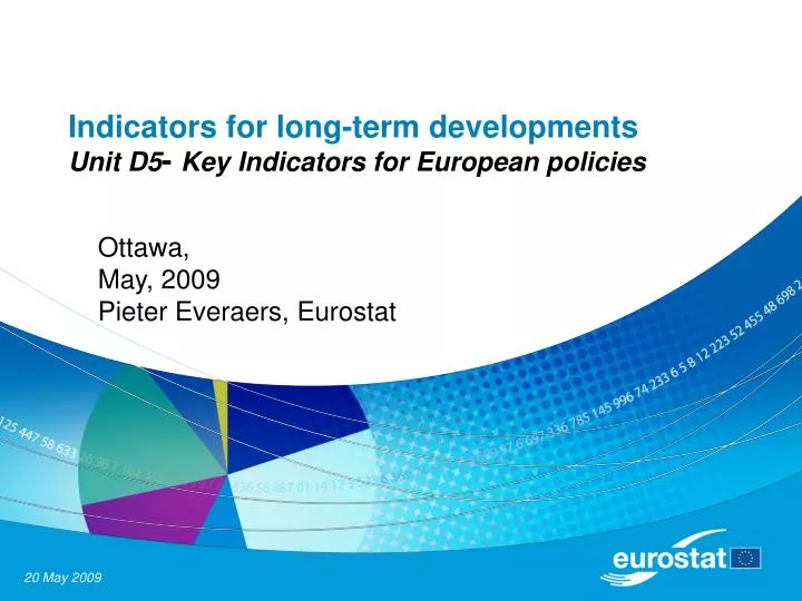 indicators for long term developments unit d5 key indicators for european policies