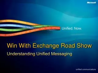 Win With Exchange Road Show