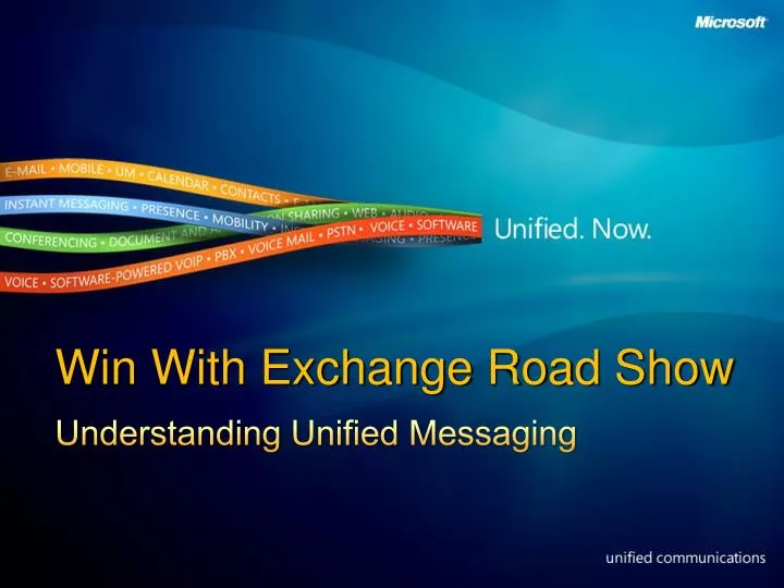 win with exchange road show