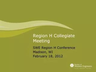 Region H Collegiate Meeting