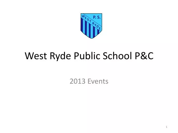 west ryde public school p c