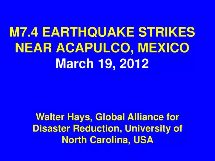 m7 4 earthquake strikes near acapulco mexico march 19 2012
