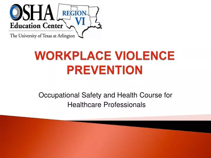 occupational safety and health course for healthcare professionals