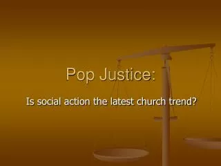 Pop Justice: