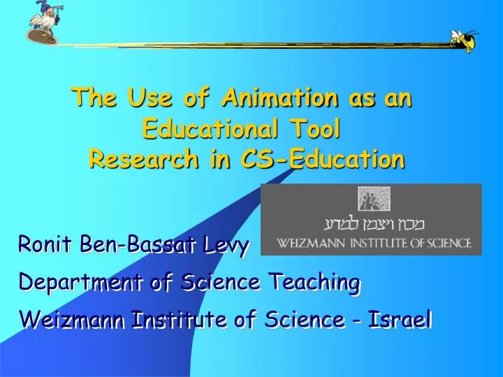 the use of animation as an educational tool research in cs education