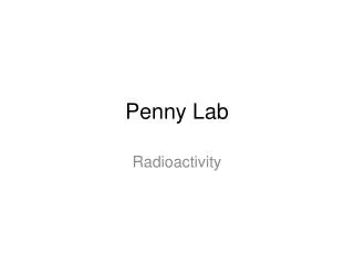 Penny Lab