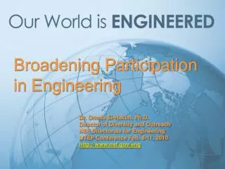 Broadening Participation in Engineering