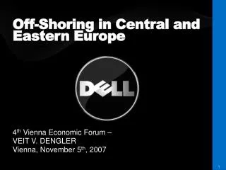 Off-Shoring in Central and Eastern Europe