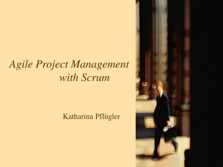 agile project management with scrum katharina pfl gler