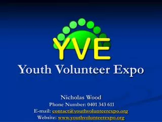 Youth Volunteer Expo