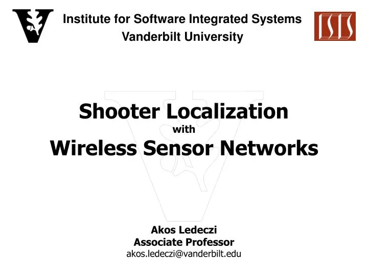 shooter localization with wireless sensor networks