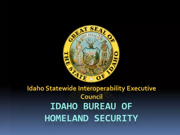 idaho statewide interoperability executive council