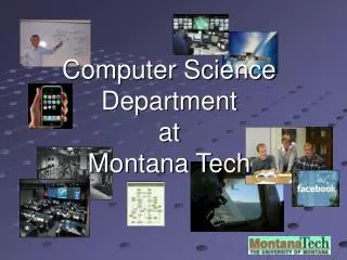 Computer Science Department at Montana Tech