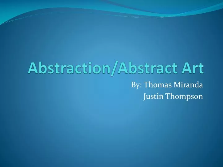 abstraction abstract art