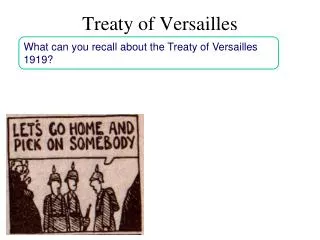 Treaty of Versailles