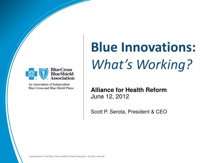 blue innovations what s working