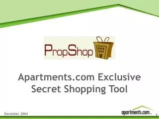 Apartments Exclusive Secret Shopping Tool