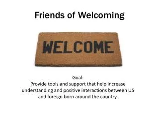 Friends of Welcoming
