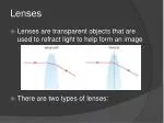 Lenses - slide 1