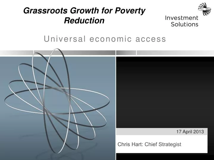 grassroots growth for poverty reduction