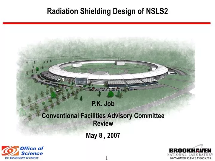 radiation shielding design of nsls2