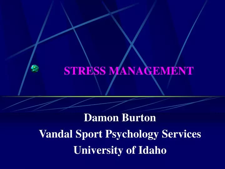 stress management